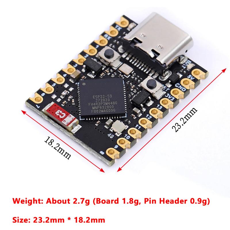 ESP11-S1 SuperMini Development Board Type-C USB Onboard Wi-Fi Bluetooth Dual Mode Full IO Pinout Low Power Microcontroller Board