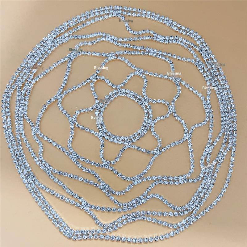 1 Pieza Cadena para la Cabeza de Boda Joyería Malla Hueca Tocado para Mujeres Diadema de Lujo Gorro Sombrero Accesorios para el Cabello