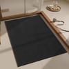 Rubber Non-Slip Quick Dry Absorbent Thin Bathroom Rugs Fit Under Door Bathroom Floor Mats-Shower Rug for In Front of Bathtub, Sink