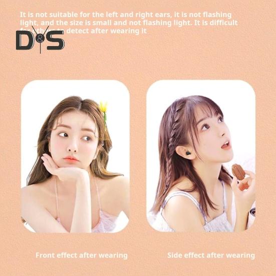 Mini Size Wireless Earphone Noise Reduction Ergonomic Design Ultralight Easy Connect Bluetooth-compatible In-ear Earbuds