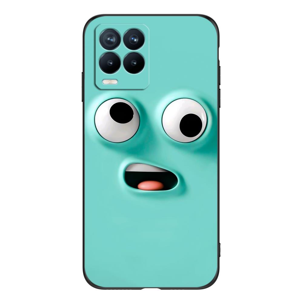 Für Realme 8 5G 4G Hülle Rückseitige Abdeckung Für Realme 8 Pro Hülle Für Realme 8i Hülle Für Realme8 Schwarze Tpu Hülle niedlich funy