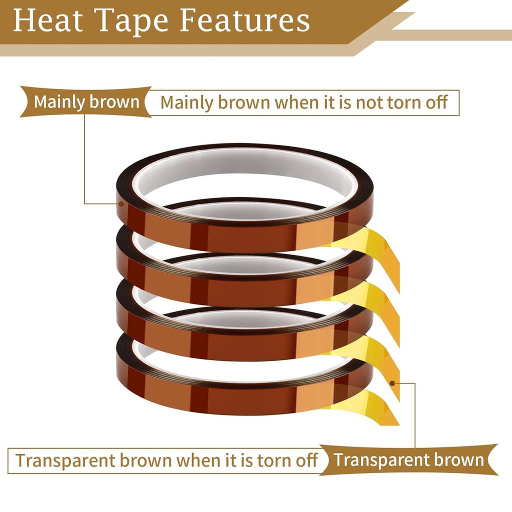 Polyimide Adhesive Tape BGA PCB 3D Printing Board Protection High Temperature Heat Resistant Electronic Insulation