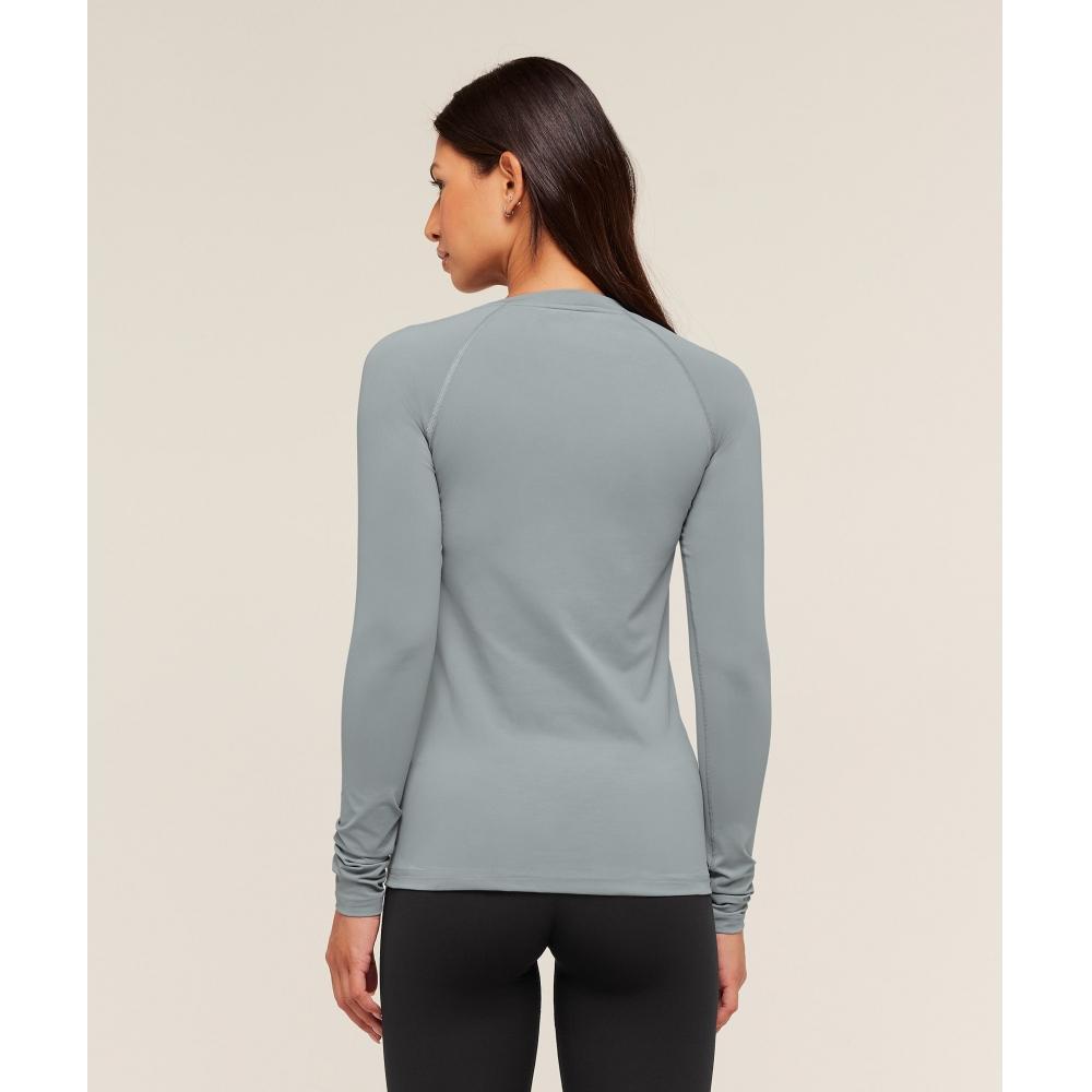 Gymshark Training Baselayer Long Sleeve Top Denim Grey B1a9l Gcqs