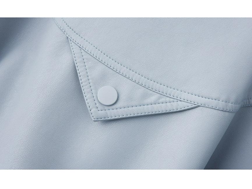 Women's Versatile Genuine Leather Jacket - Short Petite Fashion Lambskin Coat for Spring and Autumn 2025