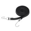 10Pcs Bungee Strap 2cm Width Black High Elasticity Heavy Duty Bungee Cords with Hook for Outdoor Activities
