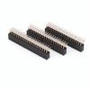 3Pcs 2.54mm Pitch Female Pin Headers 2 X 20 Pins Header Pin Socket Pin Headers  Circuit Connections