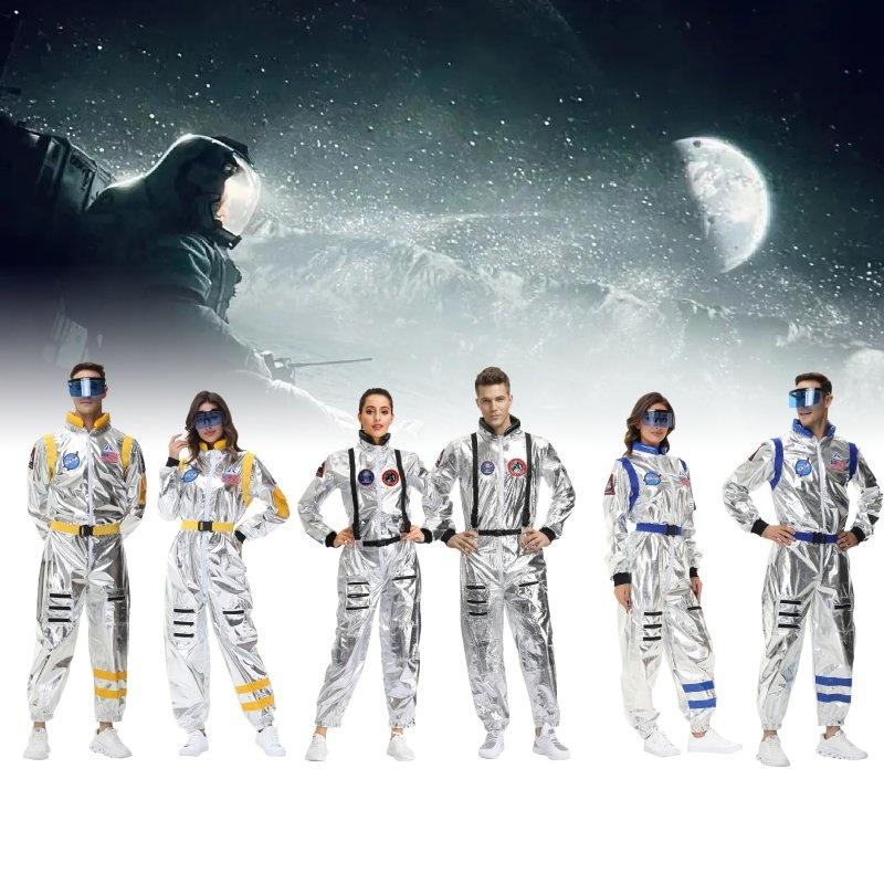 Stylový unisexový kostým pro páry M-xl inspirovaný filmem Putování Země pro halloweenskou zábavu