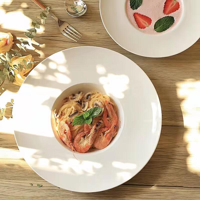 Round Ceramic Dinner Plate