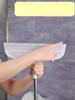 Rubber Floor Broom, Household Rubber Scraper with TRP Soft Silicone Blade for Bathroom Tiles, Garage Concrete, Shower Glass, and Window Cleaning
