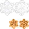 Christmas Halloween Cookie Fondant Cutter Non-Stick Pumpkin Snowflake Fireplace Stocking Shapes for Cake Decoration and Baking