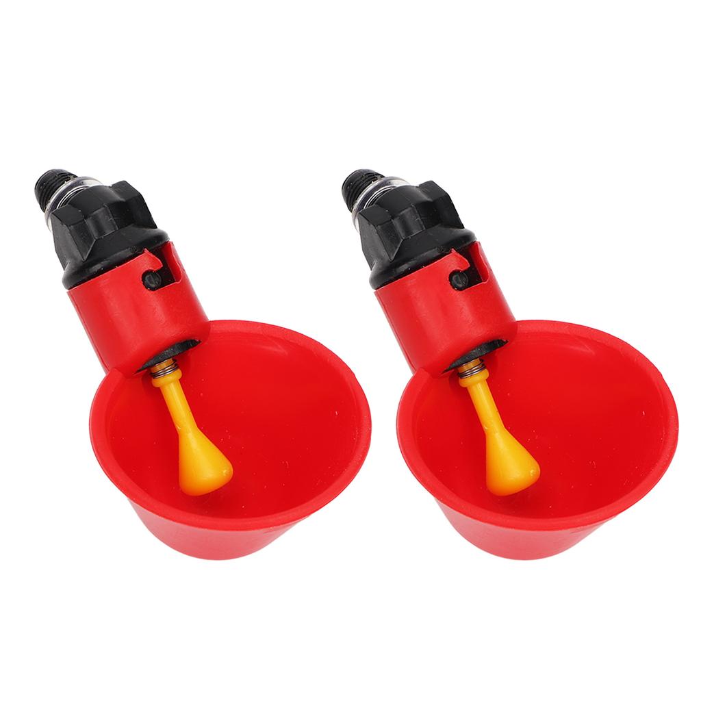 Automatic Chicken Waterer Cups Safe Poultry Water Feeder Kit for Chicken Bird Quail Drinker