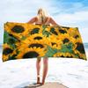 Sunflower Oversized Sand Free Beach Towel Large Quick Dry Beach Towels Bath Beach Pool Gym Travel Bath Towel for Swimming Sports