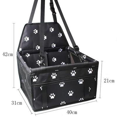 Professional High Quality Pet Dog Car Booster Seat Pet Mesh Puppy Safety Belt Stable Foldable Travel Pet Dog Car Seat Booster Basket