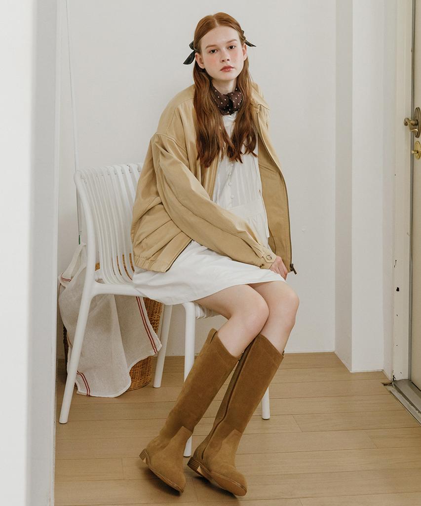Mac Moc Audrey Semi-Western Long Boots_2Color 2.5Cm