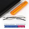 Compact Ultra-Light Fashion Reading Glasses with Pen Holder for Men & Women