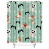 1Pccute Halloween Bat Ghost Shower Curtain For Bathroom Kids Baby Room Decorations