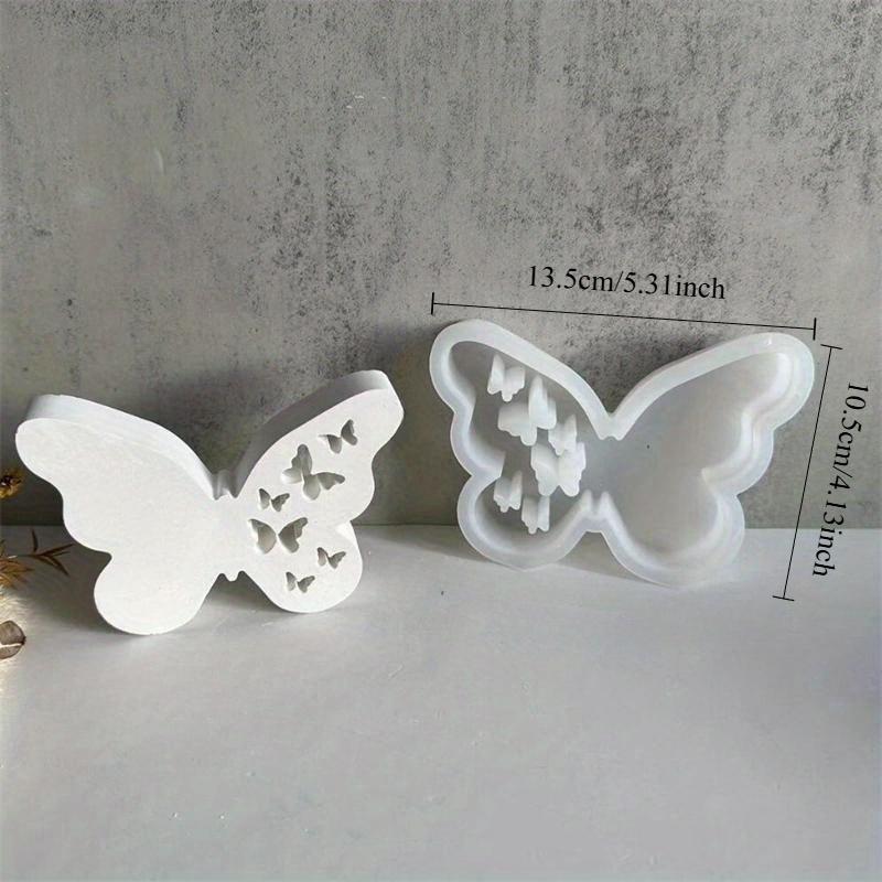 Butterfly Silicone Mold for Craft Making, 3D Decoration DIY Clay Mold - Durable, Flexible Material