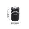 New 4pcs Creative Skull Head Logo Car Tire Valve Caps - Aluminum Alloy Valve Core Cover with Sealant Pad Accessories Tools