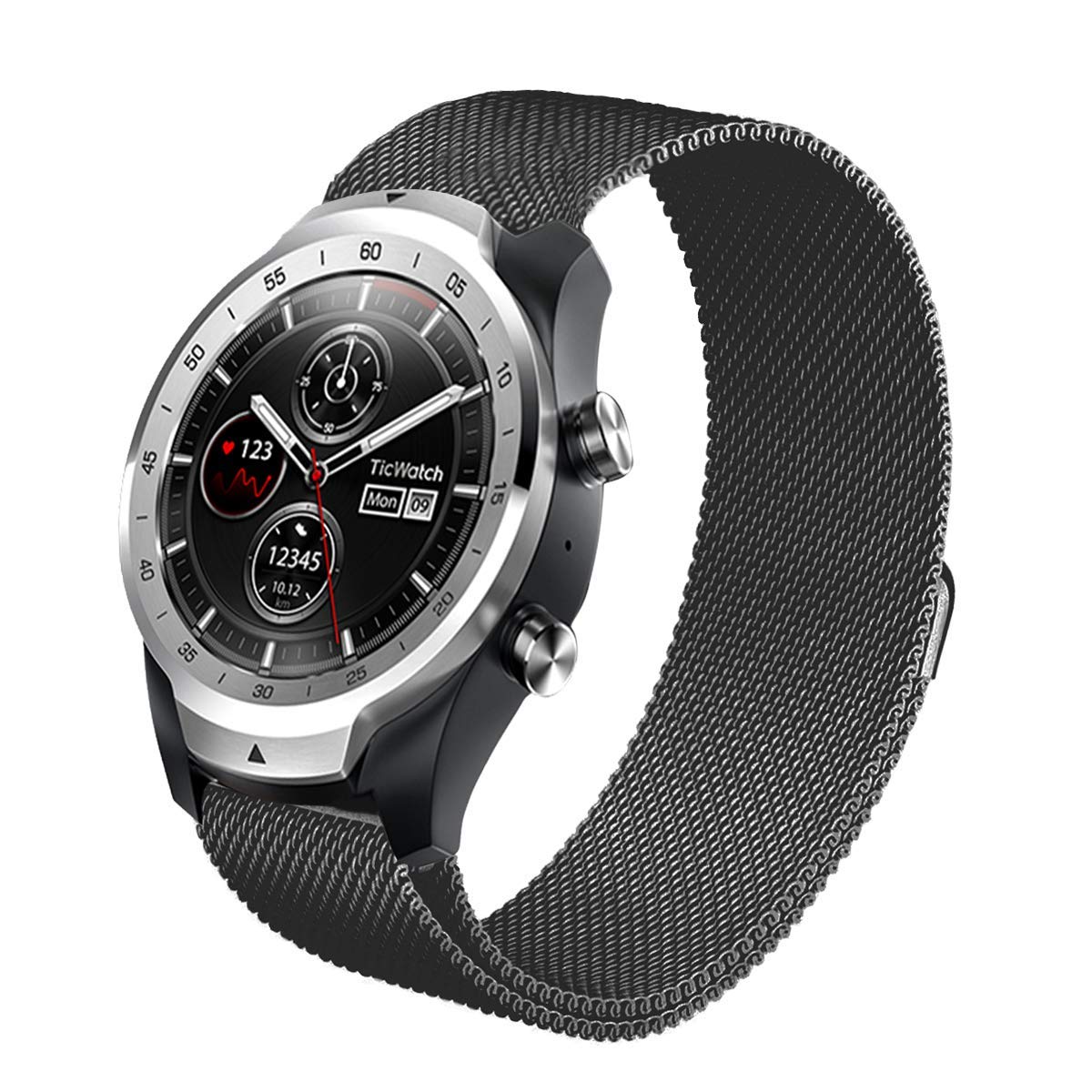 

22mm Milanese Metal Wristband Watchband for Huawei Watch GT2e/GT2 46mm Black
