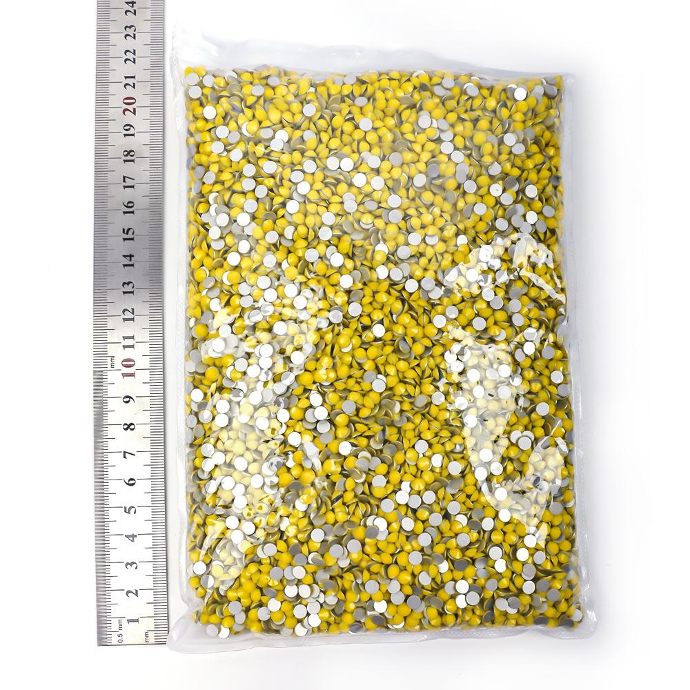 Weichen Big Bag Flat Bottom Diamond Color Plated Crystal Diamond Decorative Rhinestone Diy Nail Art Glass Jewelry Accessories