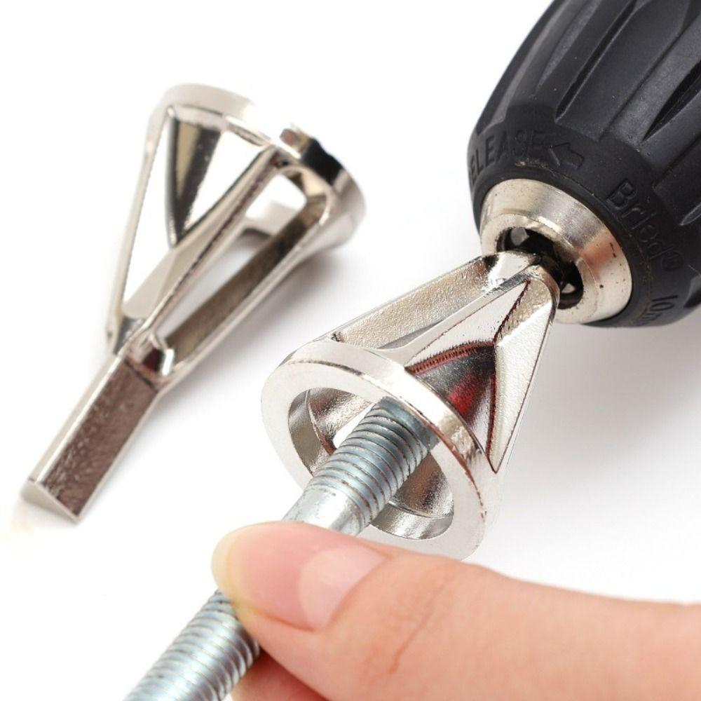 Practical Deburring External Chamfer Tool Hexagonal Metal Shank Drill Bit  Drill Accessories