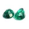 Stunning Natural Green Emerald Colombian 22-24 Ct Pear Cut Pair Loose Gemstone