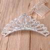 Korean Bridal Rhinestone & Pearl Hair Comb
