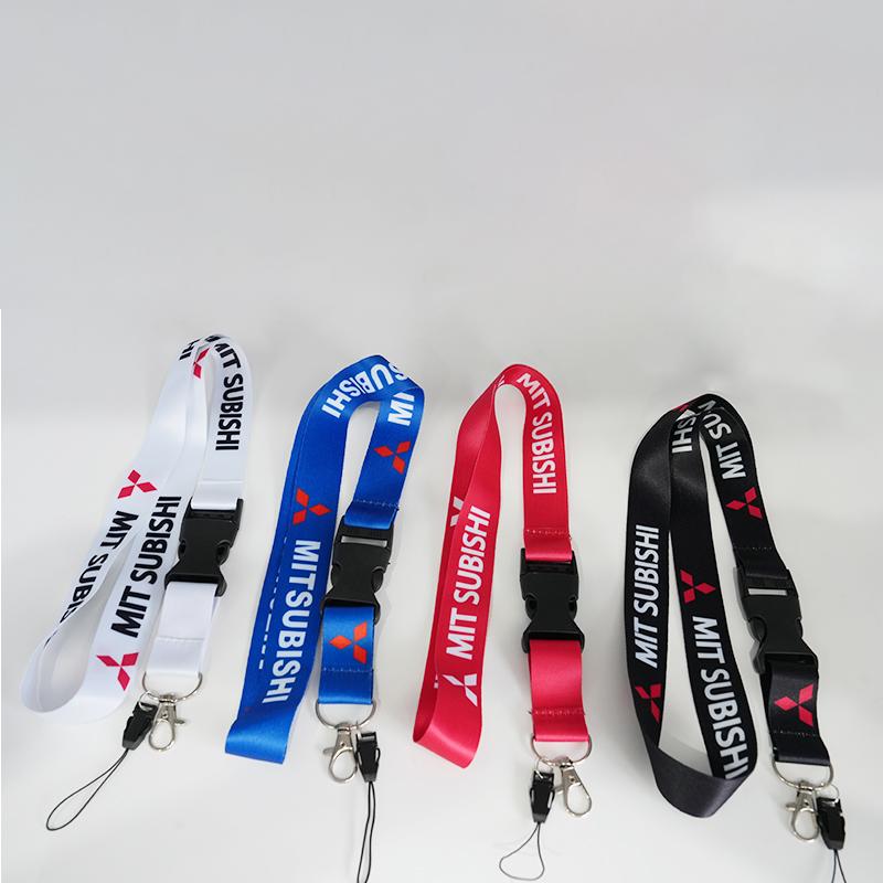 Car Mitsubishi Outlander Lancer 10 9 ASX RALLIART Eclipse L200 Lanyard Neck Strap for Id Card Holders Office Neck Strings/Strap