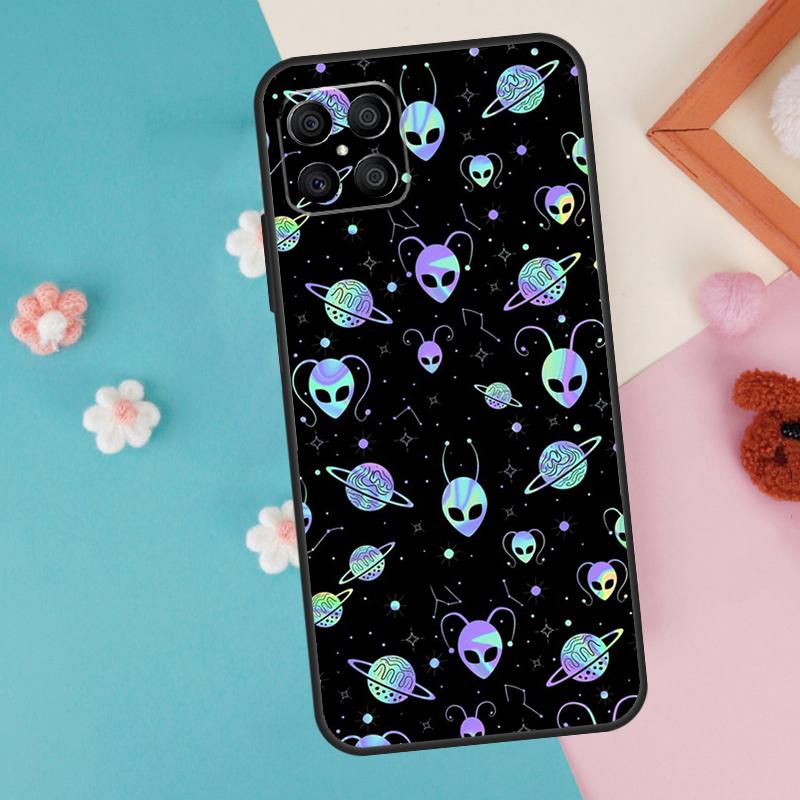 Alien Martian UFO Case For Honor 200 Pro 50 70 90 X9a X8a X8 X9 X8b X9c X9b Honor Magic 7 5 6 Lite Pro Cover