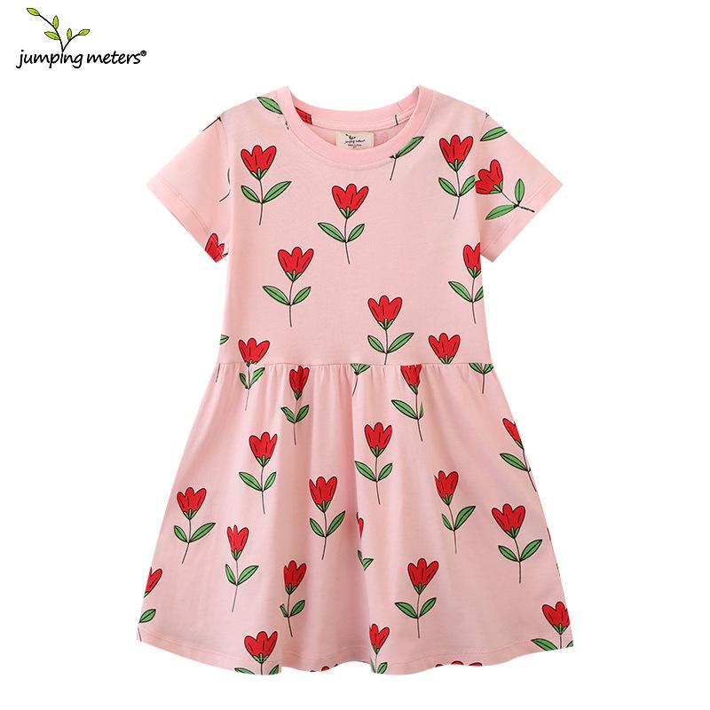 Jumping Meters Summer 2026 Cute Knitted Girls Skirt - European & American Style 5T (Height 100-110cm)