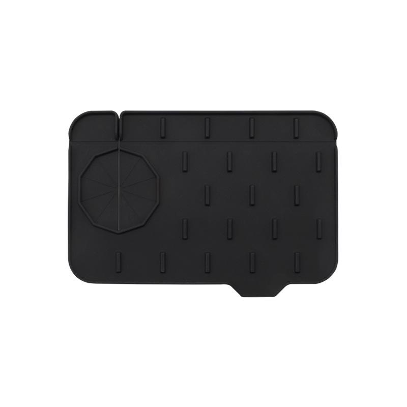 

Faucet Drip Tray Double-Sided Foldable Storage Rack, Dishwasher Safe чёрный