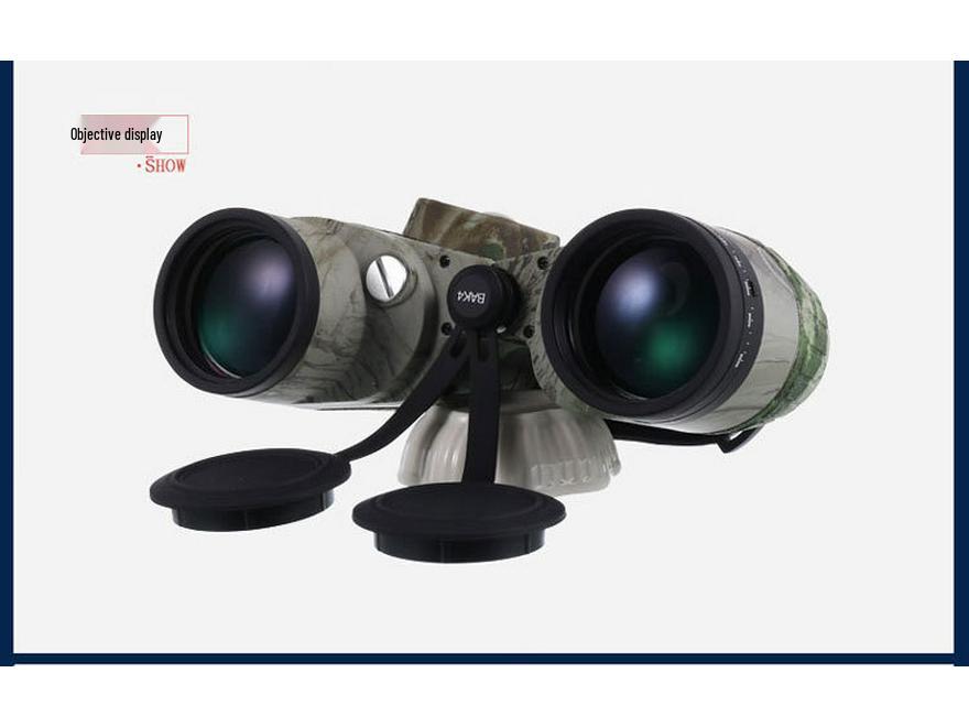 BOSILE 10x50 High Power HD Binoculars with Rangefinder, Low-Light Night Vision for Adults Outdoors