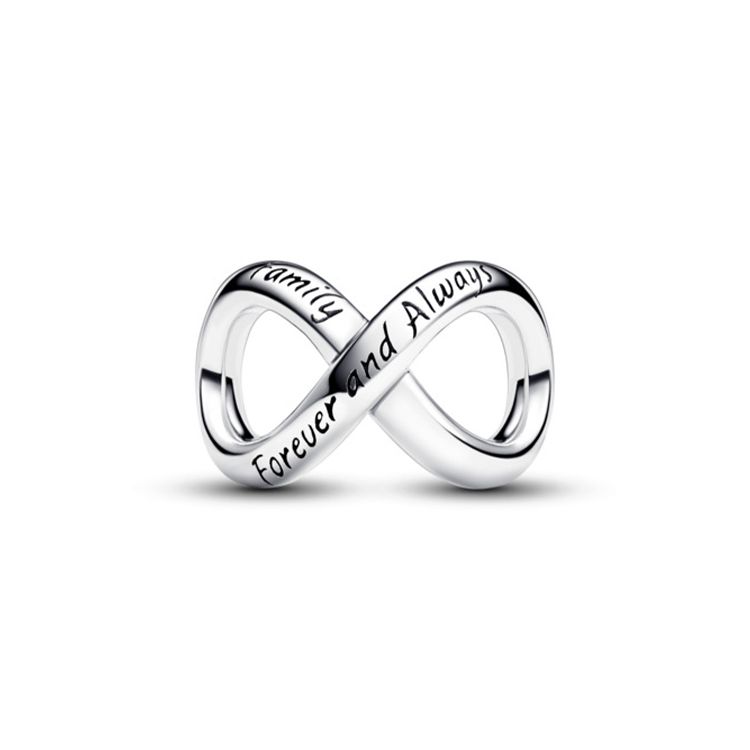 Pandora Infinity Symbol Pendant Women jewelry Silver 793243C00 Box