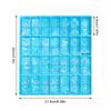 Clear Holographic Heart-shaped Domino Food Grade Silicone Mold DIY Holographic Laser Domino Wear Resistant And Easy To Clean