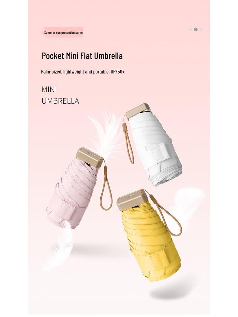 Women's Dual-Use Folding Umbrella: 50% Off - Sun & Rain Protection, Lightweight, Portable