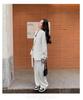 Women's Spring & Autumn Loose Fit Blazer and Wide-Leg Pants Set