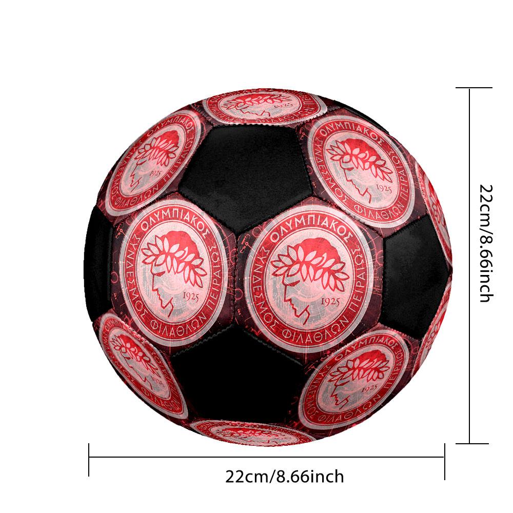 Olympiacos CFP Fußball Größe 5 Bunt Maschinengenäht PVC Wettkampfbereit Langlebig Hoher Rückprall