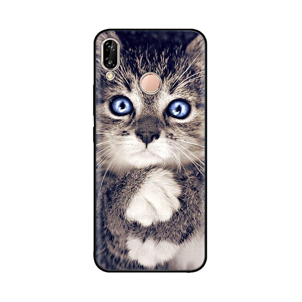 for Huawei P20 Lite Case Silicon Soft TPU Printed Phone Cover Case For Huawei P20lite P 20 Lite Bumper Case Shockproof 5.84 inch