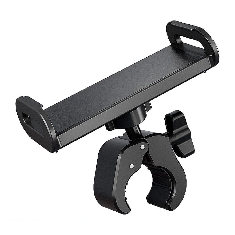 Round Pipe Clamp Phone Holder 360 Rotating Handlebar Mount Universal Phone Bracket Live