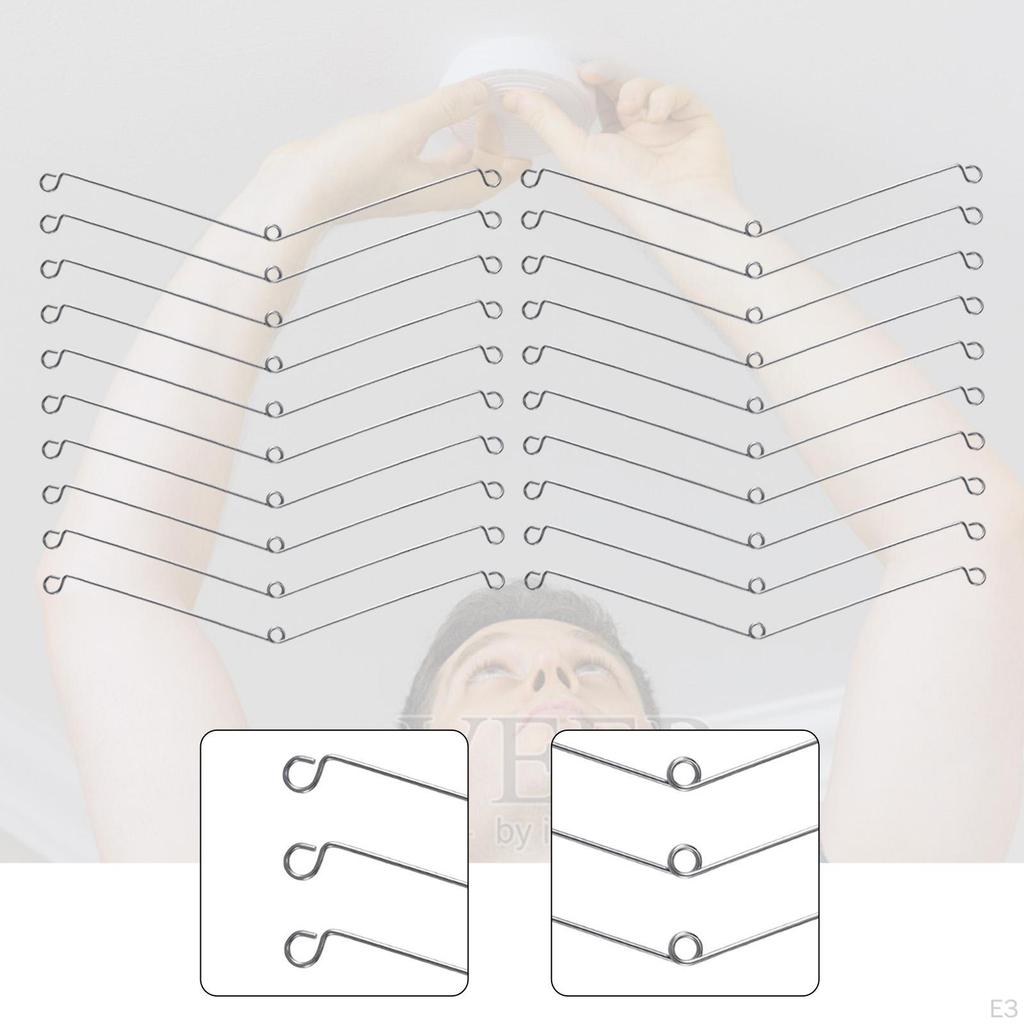 Einbaustrahler Federklemmen Lampenhalteabdeckungen Zierblenden für Downlights Kompakter Metallraum