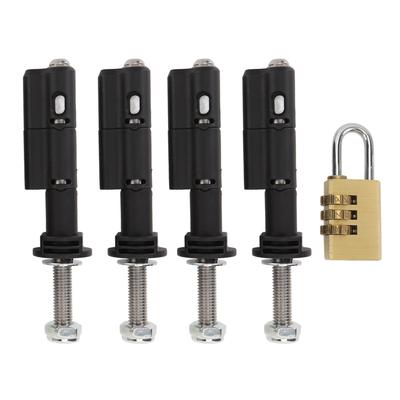 4Pcs 40mm Mounting Pin with Combination Lock Anti Theft Replacement for MaxTrax MKII LITE Recovery