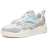 Anta Synthetic Leather Slip Resistant Cushioning Abrasion Resistant Low Top Skateboard Shoes Men's Gray White Blue 112038046-3