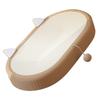 Cat Scratcher Bed Oval 4 Seasons Universal Prevents Flaking Abrasion Resistant Cat Scratch Pad Bowl