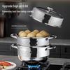 Macaiiroos Stainless Steel Multi-layer Steamer Pot
