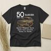T-shirt 50ème Anniversaire Né En 1976 Cadeaux 50 Ans T-shirt Voiture Classique Cinquante
