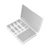 4 Slot Transparent Plastic Battery Storage Box Hard Container Holder Case For LR06 Battery Organization Accessories