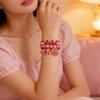 Stylish Valentine's Day Bracelets for Women Heart Charm Stackable Wristchain Trendy Accessory For Her