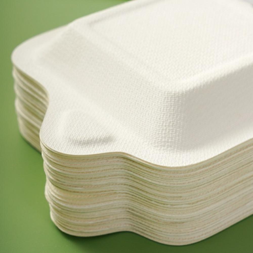100PCS Eco-Friendly Thickened Paper Plate Biodegradable Material Cake Plate  Wedding