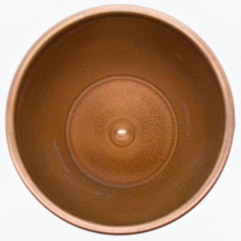 Mino Ware, Marushin Seito, Ceramic Wine Cup, Approx. 150ml, Approx. 12cm Tall, Deprez Chouette, Gold, Brown, Made In Japan, 459-0003