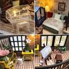 (t-FREAK) 1:32 Dollhouse DIY Kit Set Miniature Dream Pavilion